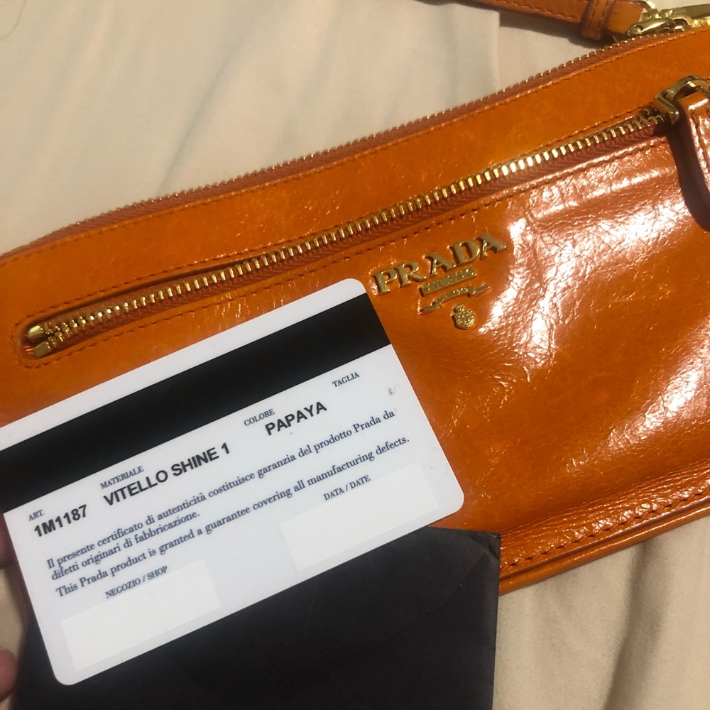Authentic Prada Wallet Sling